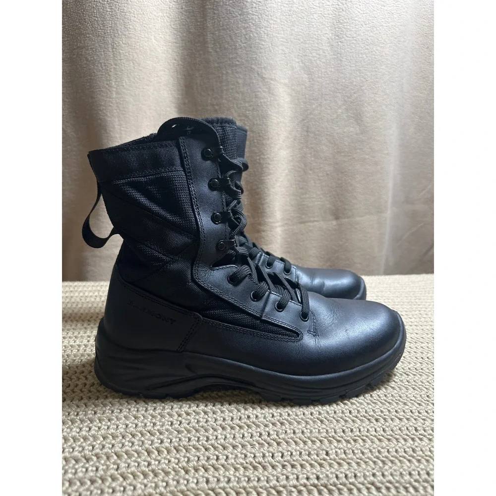 Garmont T8 LE 2.0 Regular Mens Black Tactical Side Zip Duty Boots 9.5 Regular